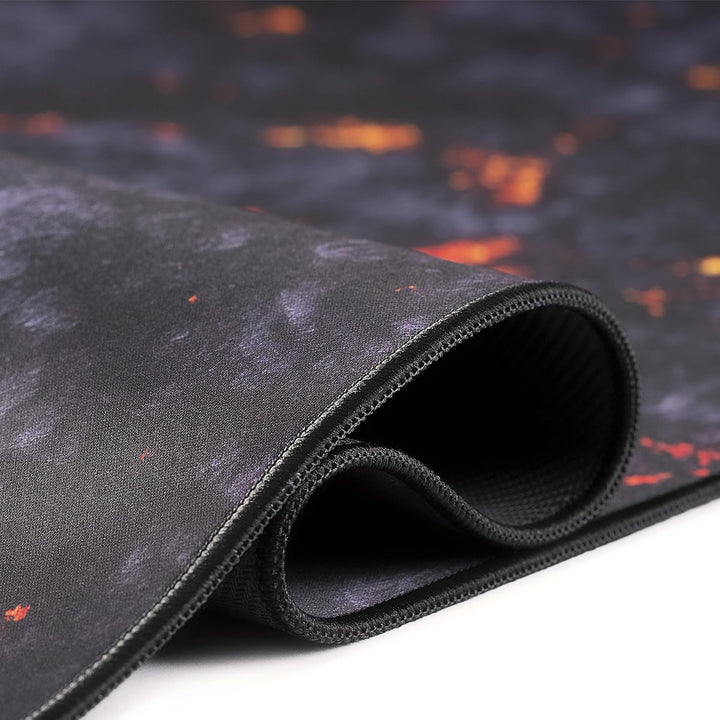TITANWOLF - XXL Speed Gaming Mauspad Titanwolf Lava 900x400 mm - XXL Mousepad - Tischunterlage Large