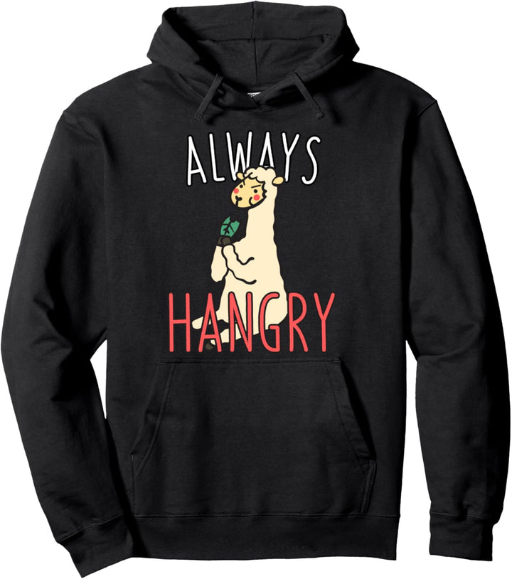 Always Hangry Lustiges Ziege Hungrig Wütend Farmer Breeder Pullover Hoodie