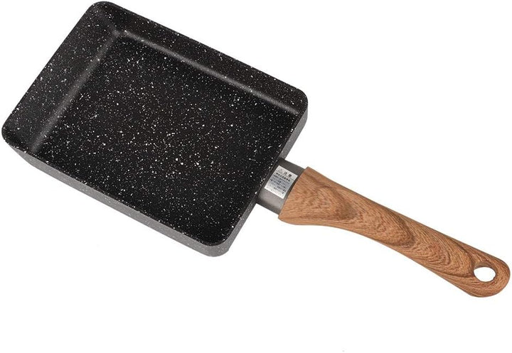 Japanische Nonstick Omelett Pfanne, Aluminium tragbare quadratische Bratpfanne pochiertes Ei kleine