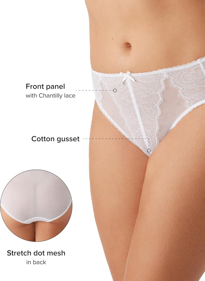 Wacoal Damen Instant Icon Bralette Plunge-BH S Weiss/Opulenter Garten, S Weiss/Opulenter Garten
