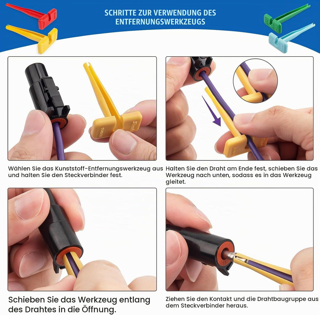 JRready ST5231-08 Deutsch Stecknadel Auspinwerkzeug Kit Für 12