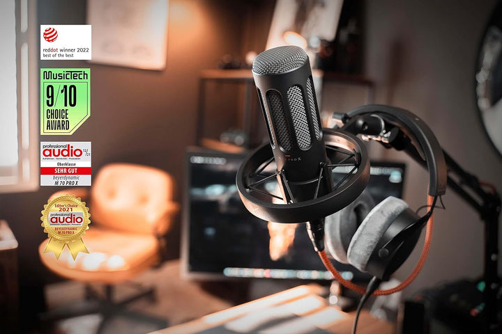 beyerdynamic M 70 PRO X Dynamisches Broadcast-Mikrofon für Streaming und Podcasting mit XLR-Anschlus