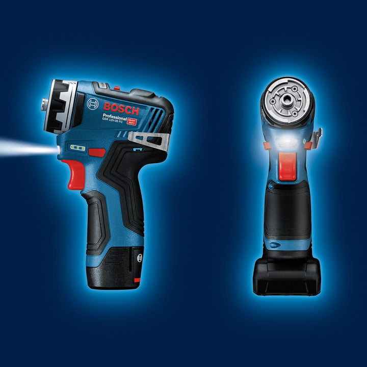 Bosch Professional 12V Akku-Bohrschrauber GSR 12V-35 FC (ohne Akkus und Ladegerät, im Karton) - Flex