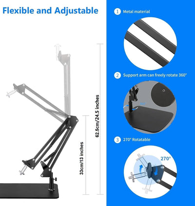 AYIZON Tisch-Webcam-Ständer, Webcam-Arm-Halterung für Logitech Webcam C920 C930 C922 StreamCam C925e