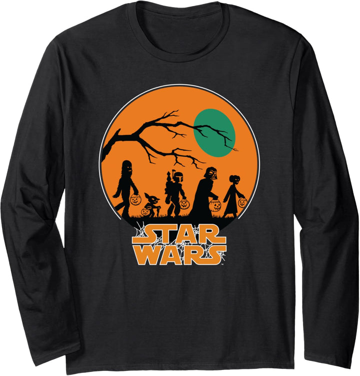 Star Wars Characters Trick Or Treat Halloween Langarmshirt