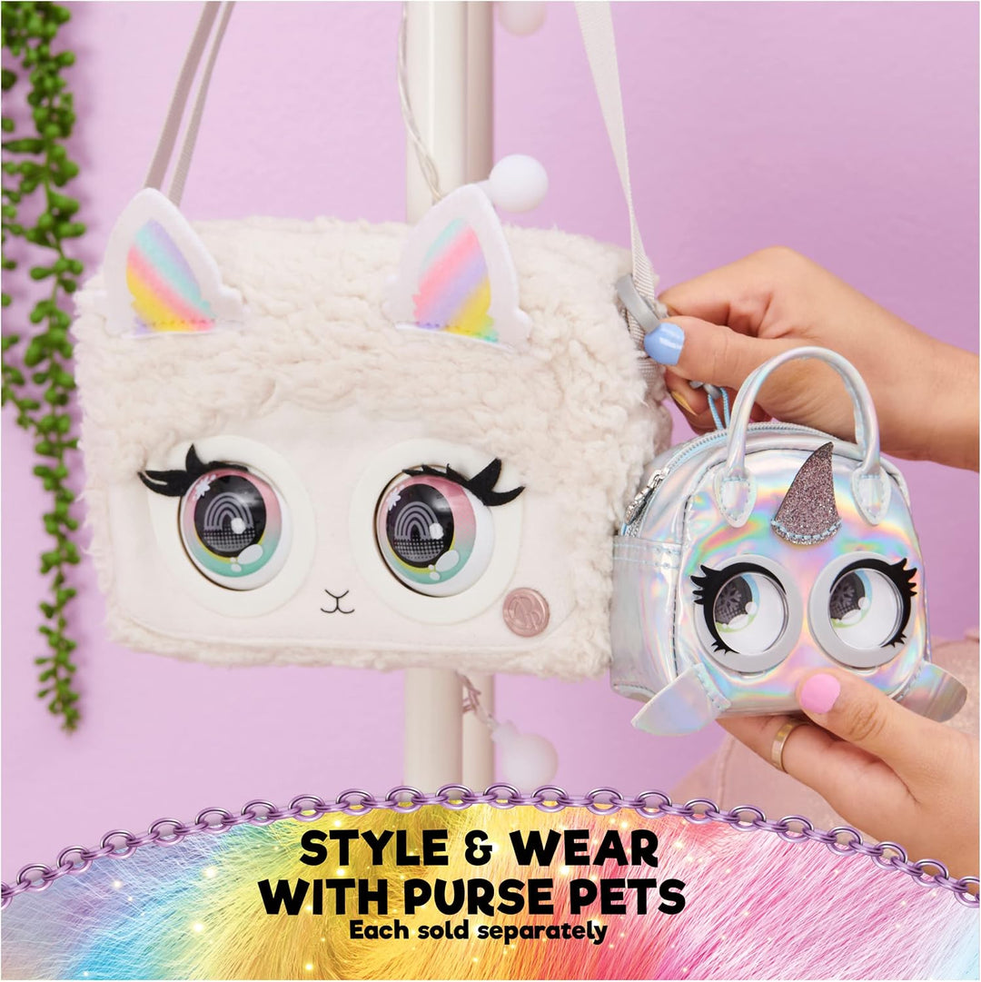 Purse Pets Micro – 2 Mikrofone – Mini-Begleiter für Handtaschen – 2 kleine Tiere zum Aufhängen Gürte