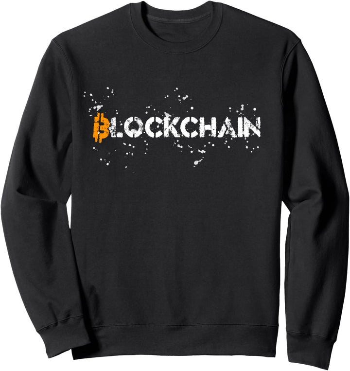 Blockchain Bitcoin Cryptocurrency Sweatshirt