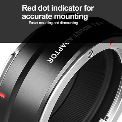 Meike Metal Lens Adapter EF-L Mount Converter for Canon EF Lens to L-Mount Cameras