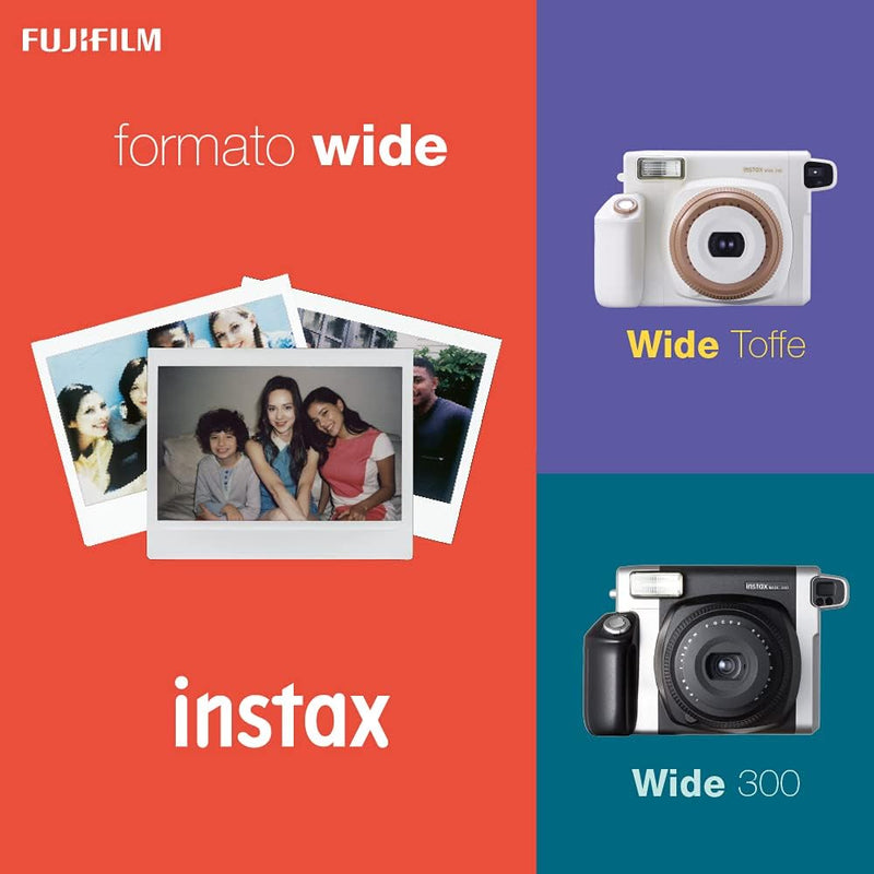 Instax Wide Film, 2-er Pack & Instax Wide Monochrome Filme Doppelpackung Wide Monochrome Filme Set,