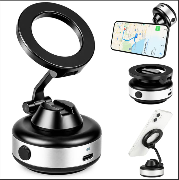 Handy Halterung Elektrisch, Handy Halterung Auto, Selbstansaugende Handyhalterung Auto Magnet Mit Va