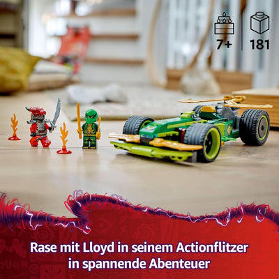 LEGO NINJAGO Lloyds Actionflitzer - Auto Bauspielzeug mit 2 Minifiguren für Rollenspiele, baubares S