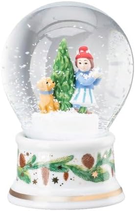 Hutschenreuther Weihnachten Sammelkollektion 2025 Schneekugel Weihnachtsspiele Höhe 12 cm; Jahresart