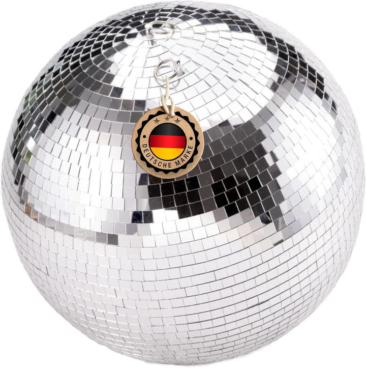 ETEC Spiegelkugel 40cm Mirrorball Disco Kugel Party Effekt DJ Club Lichteffekt, Spiegelkugel 40cm