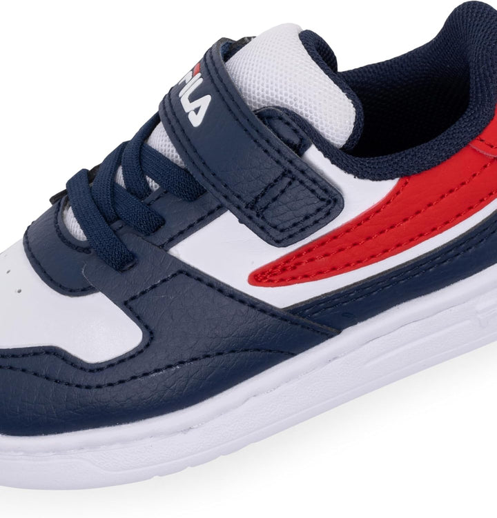 FILA Unisex Kinder Fxventuno Velcro TDL Sneaker 26 EU Fila Navy Fila Red, 26 EU Fila Navy Fila Red