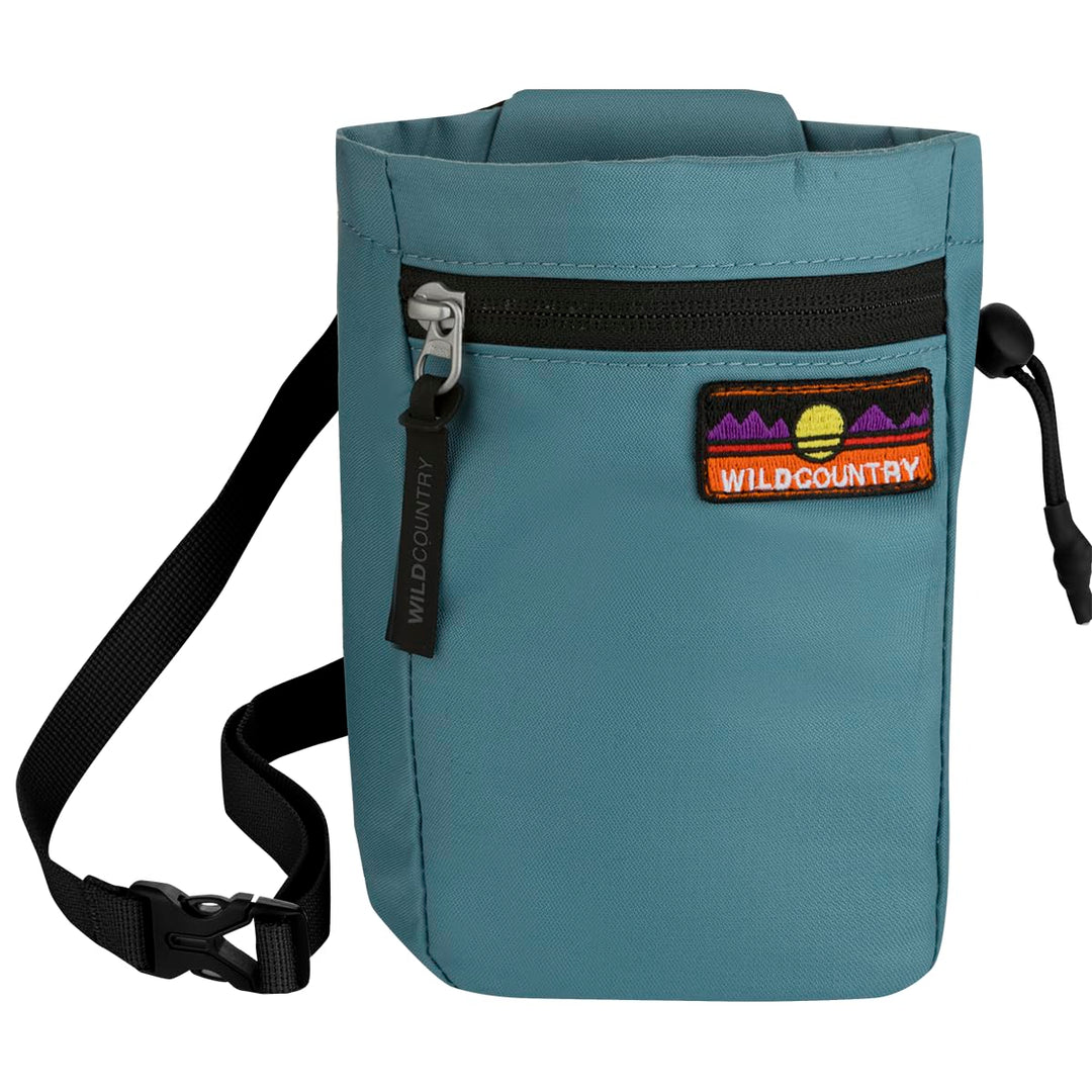 Wild Country Flow Chalkbag Magnesiumbeutel deepwater, deepwater