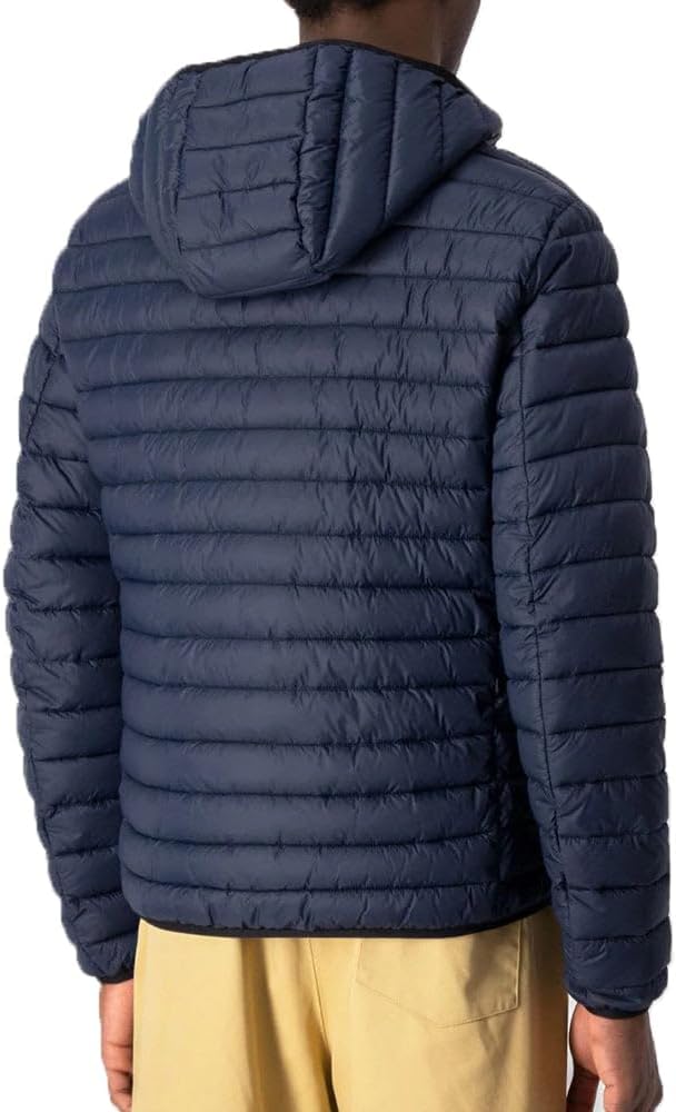 Champion Herren Legacy Outdoor Small Logo Hooded Wattierte Jacke L Schwarz, L Schwarz