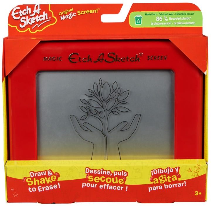 Etch A Sketch - Original Magic Screen - Magnettafel für Kinder - aus 86% recyceltem Kunststoff - Kre