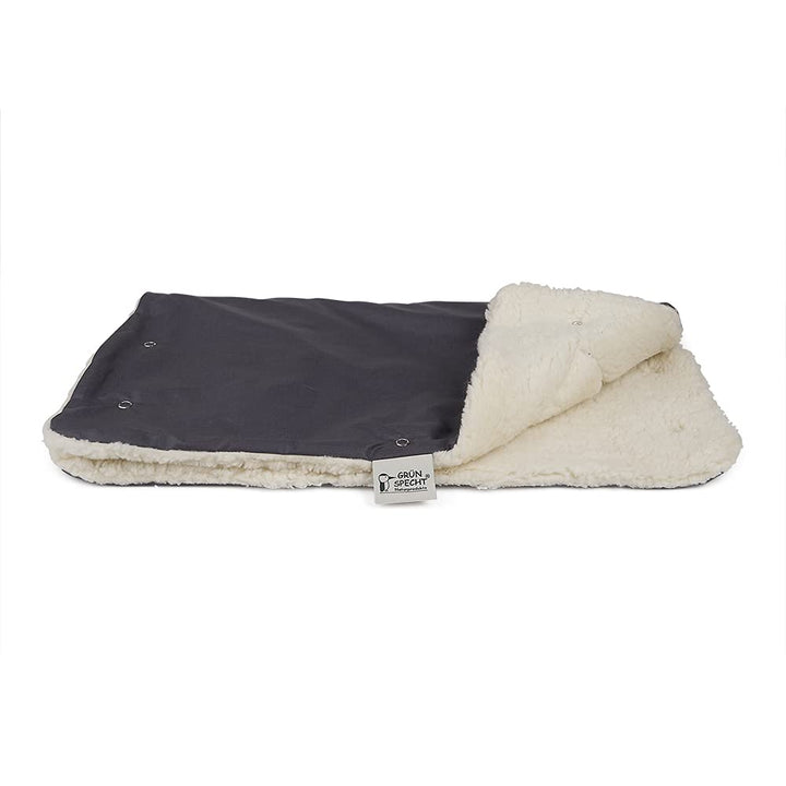 GRÜNSPECHT Kinderwagen-Muff, Handmuff aus 100% Baumwolle (kbA), imprägnierte Aussenseite, wasserdich