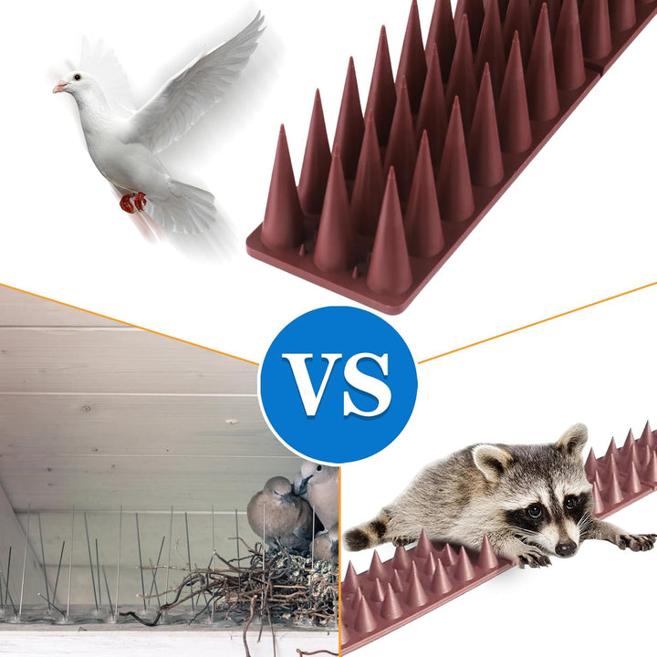 CIIC Taubenabwehr Spikes，5.7 Meter Vogelabwehr Taubenschutz Taubenspikes Vogelschutz Kunststoff für