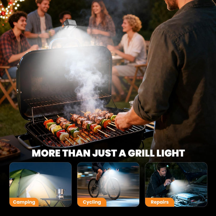 Grilllicht, Coinicxcel Wiederaufladbare 160°Breitere Strahl-Grilllichter für Outdoor-Grill IP54 mit