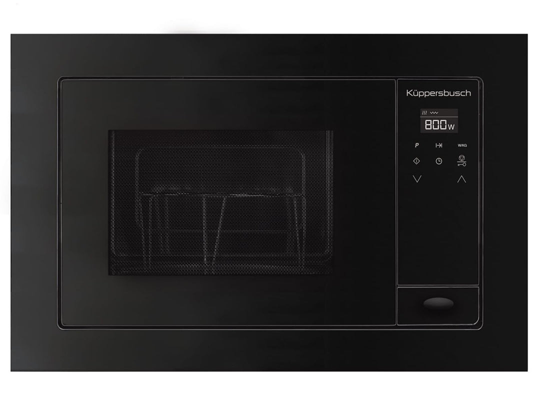 Küppersbusch M6120.0S Einbau-Mikrowelle, Glas/Metall, Schwarz