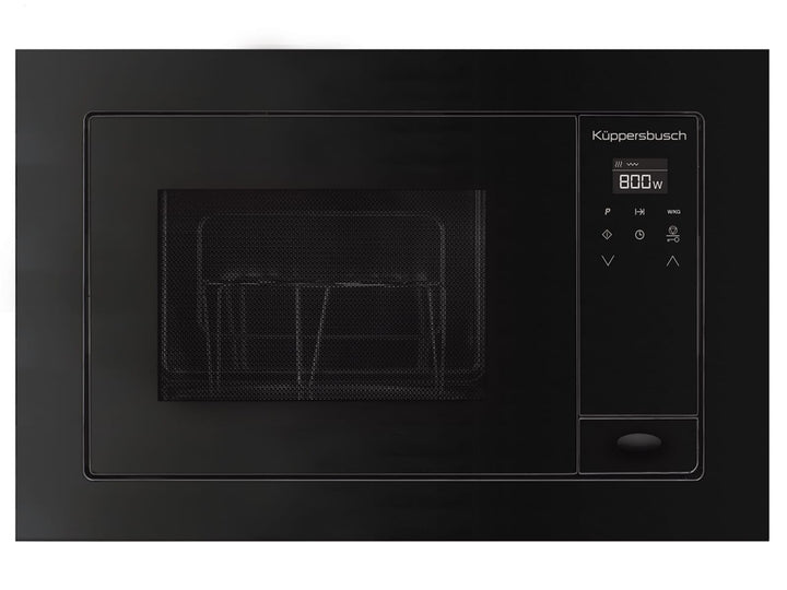 Küppersbusch M6120.0S Einbau-Mikrowelle, Glas/Metall, Schwarz