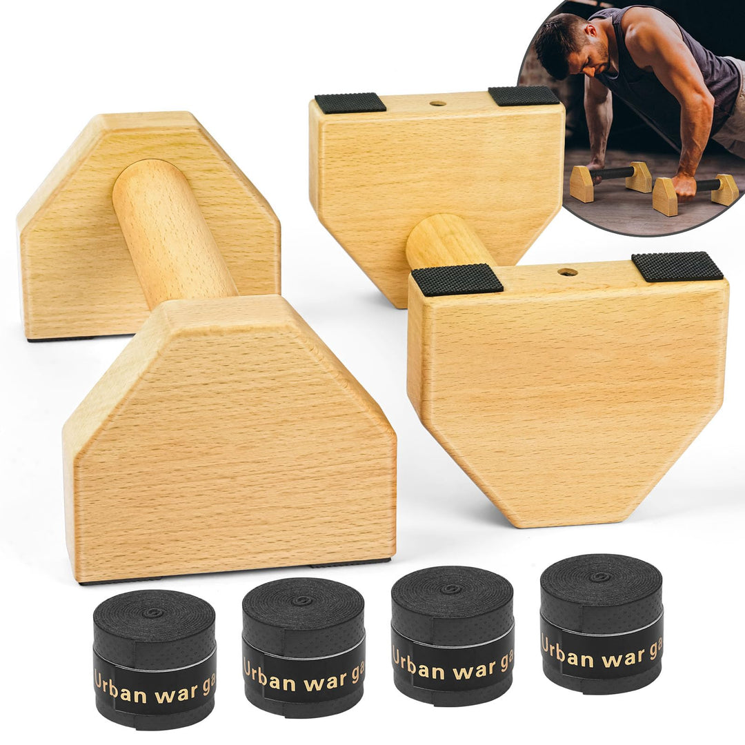 BUTBU Liegestützgriffe, Handstand Griffe & Calisthenics Griffe, Calisthenics Equipment Mit 2 Rutschf