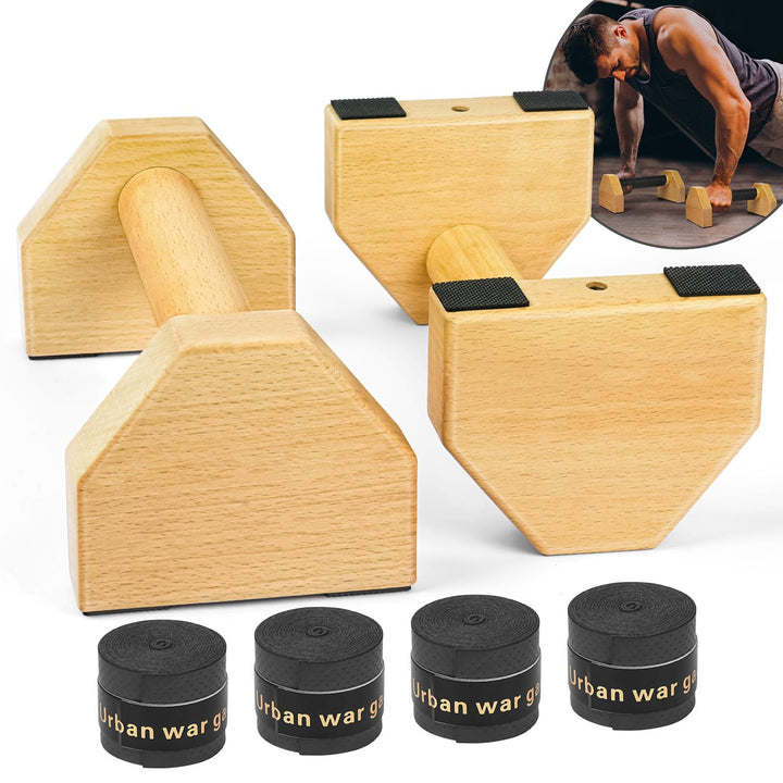 BUTBU Liegestützgriffe, Handstand Griffe & Calisthenics Griffe, Calisthenics Equipment Mit 2 Rutschf