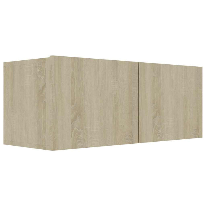 vidaXL TV Schrank mit 2 Klapptüren TV Möbel Hängeboard Lowboard Fernsehschrank Fernsehtisch Sideboar