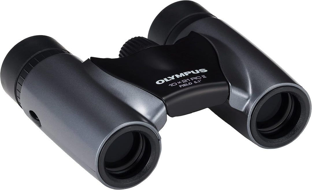 Olympus 10x21 RC II Fernglas mit Tasche silber, RC II