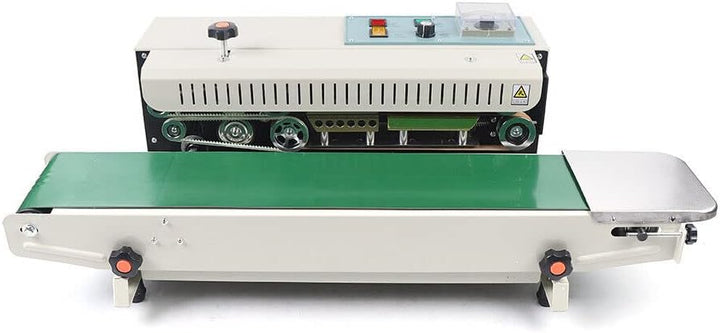 500W Automatisch Durchlaufsiegelgerät Folienschweissgerät Horizontal Kontinuierlich Plastiktüte Sieg