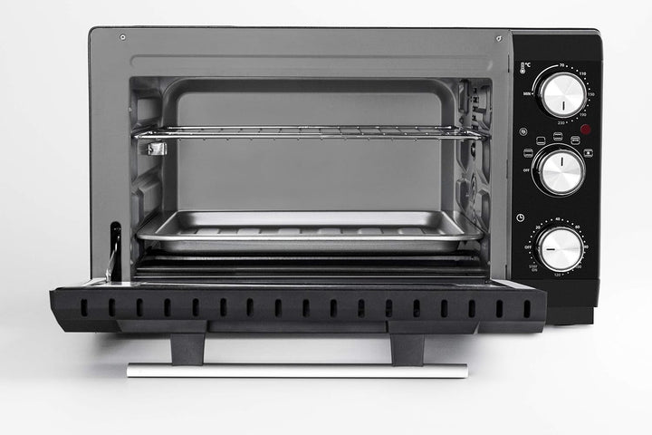 CASO TO 20 - Design Backofen, 5-fach Funktion: Umluft, Drehspiess mit Motor, Oberhitze, Unterhitze,