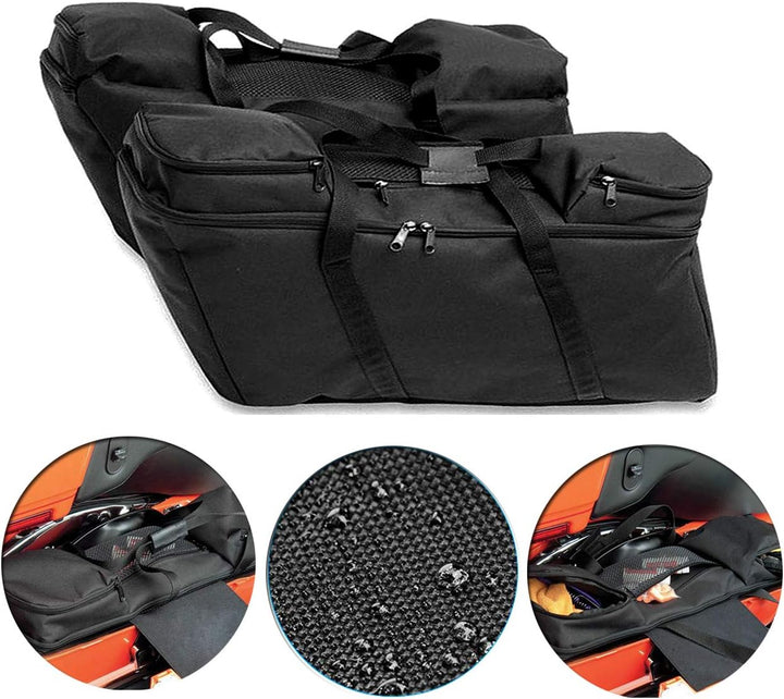 HCmotorku Motorrad Satteltasche Liner Aufbewahrungstasche Gepäcktasche passend für Harley Touring Ro