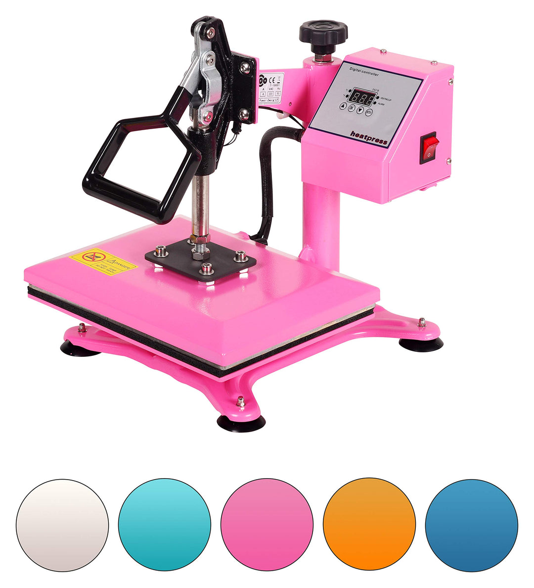 RICOO Transferpresse Heizpresse 30x23 cm Profi Schwenkbar Hitzepresse für T-Shirt Druckpresse Power