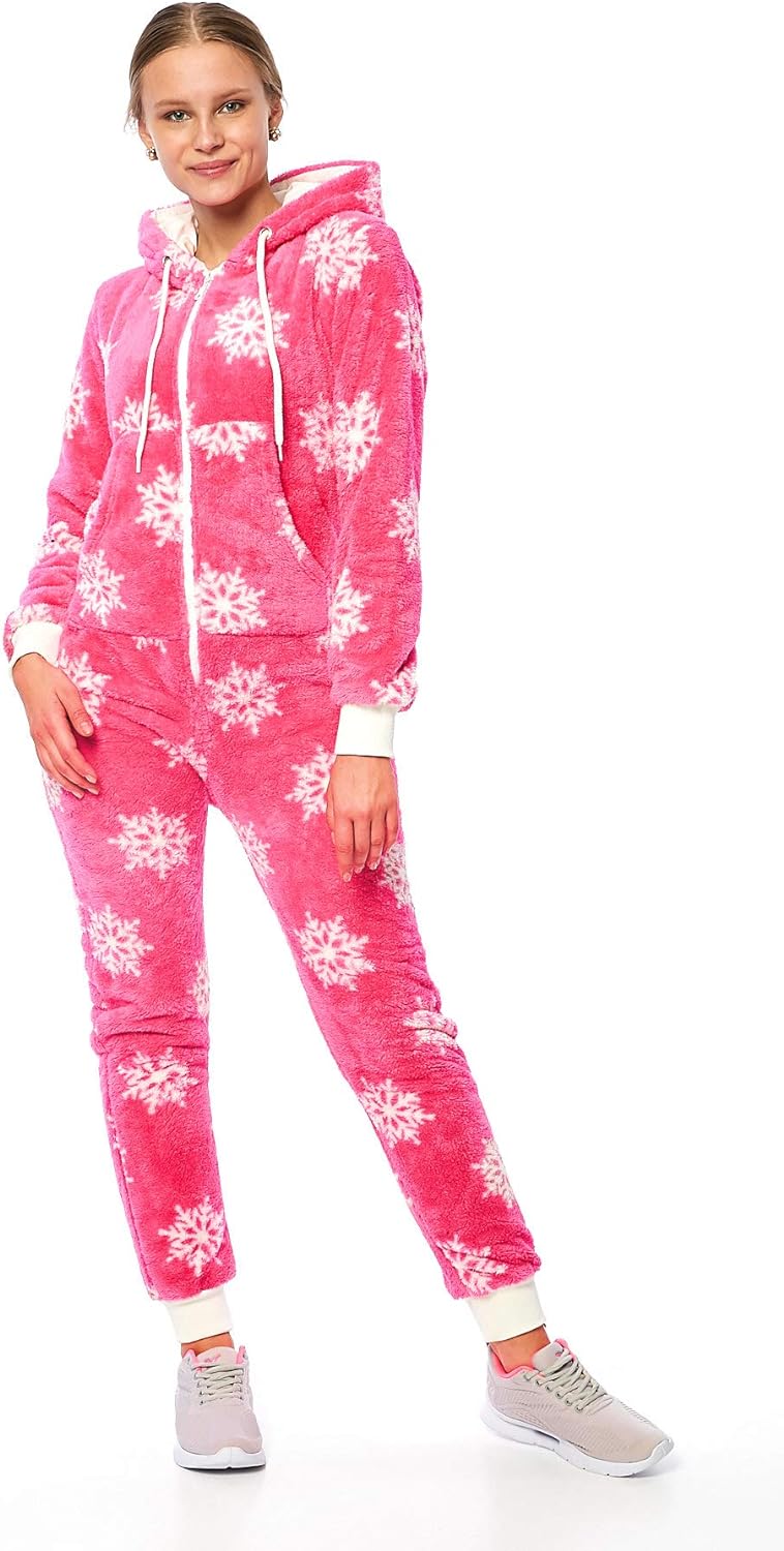 Crazy Age Teddyfleece Teddyfell Jumpsuit flauschig und kuschelig weich warm Einteiler Ganzkörperanzu