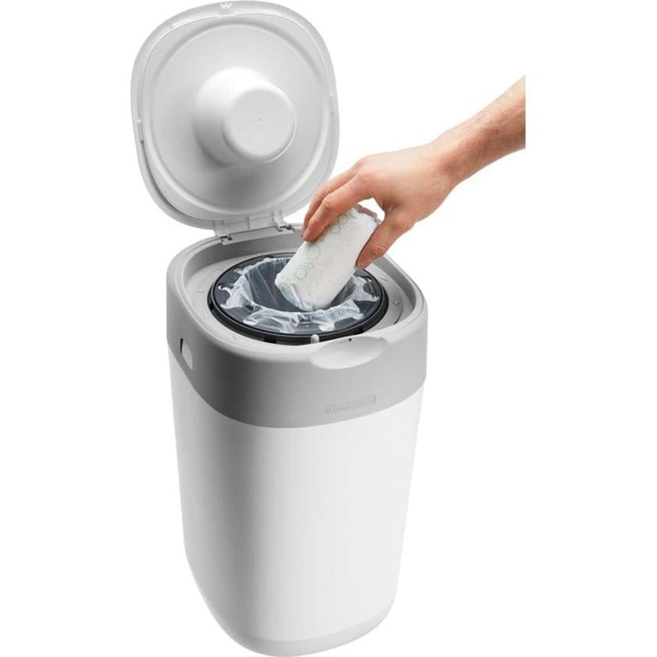 Tommee Tippee Windeleimer Twist & Click Sangenic Tec Starterset, Geruchsdichtes Windelentsorgungssys