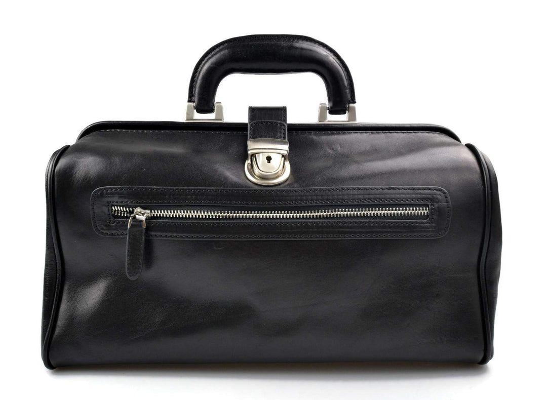 Leder doctor bag arzttasche leder umhängetasche briefträger aktentasche messenger schwarz ledertasch