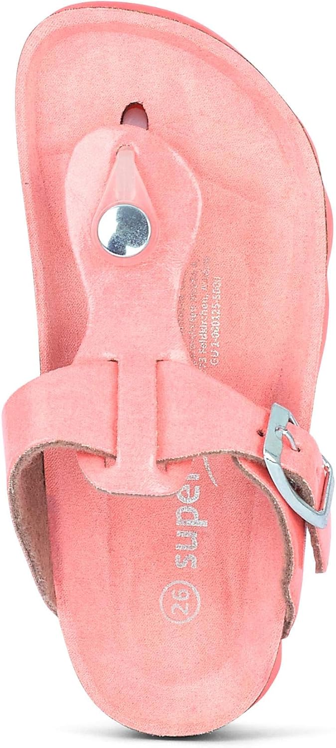 Superfit Mädchen FUSSBETTPANTOFFEL Pantoffeln 30 EU Melon 5000, 30 EU Melon 5000