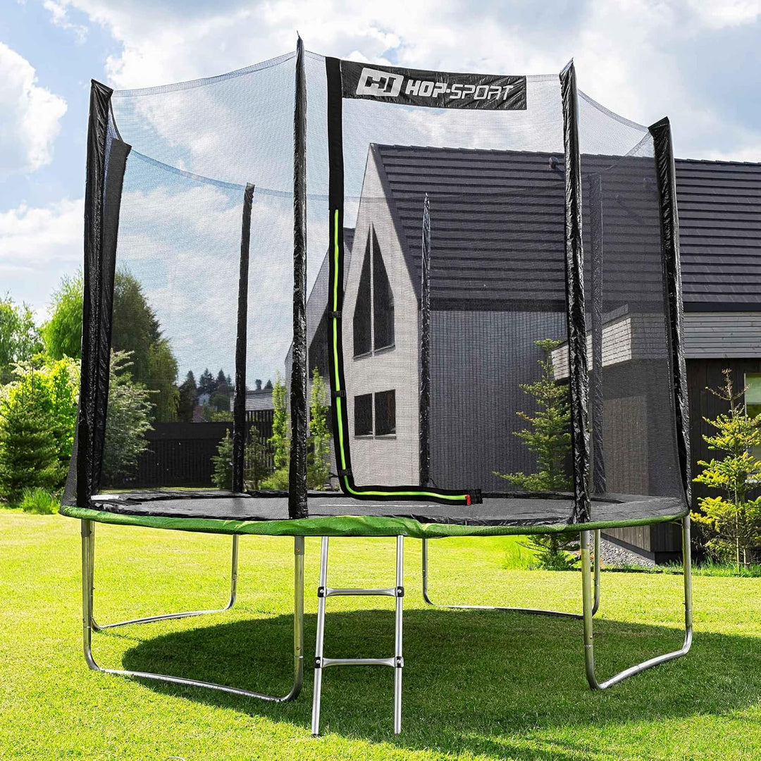 Hop-Sport Trampolin Outdoor - Ø 244/305/366/427/488 cm - Trampolin mit aussenliegenden Sicherheitsne