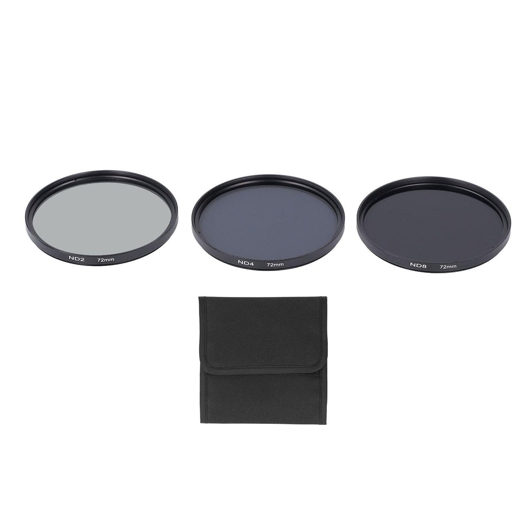 ND-Filterset, mit ND2-Filter, ND4-Filter und ND8-Filter, HD-Mehrschichtbeschichtung, Anti-Überbelich