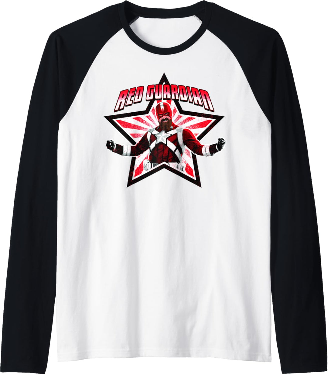 Marvel Black Widow Red Guardian Star Raglan