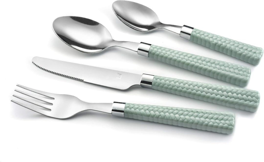 Amefa PAILLE Besteckset 24-teilig | Besteck Set für 6 Personen | Edelstahl Besteck Spülmaschinenfest