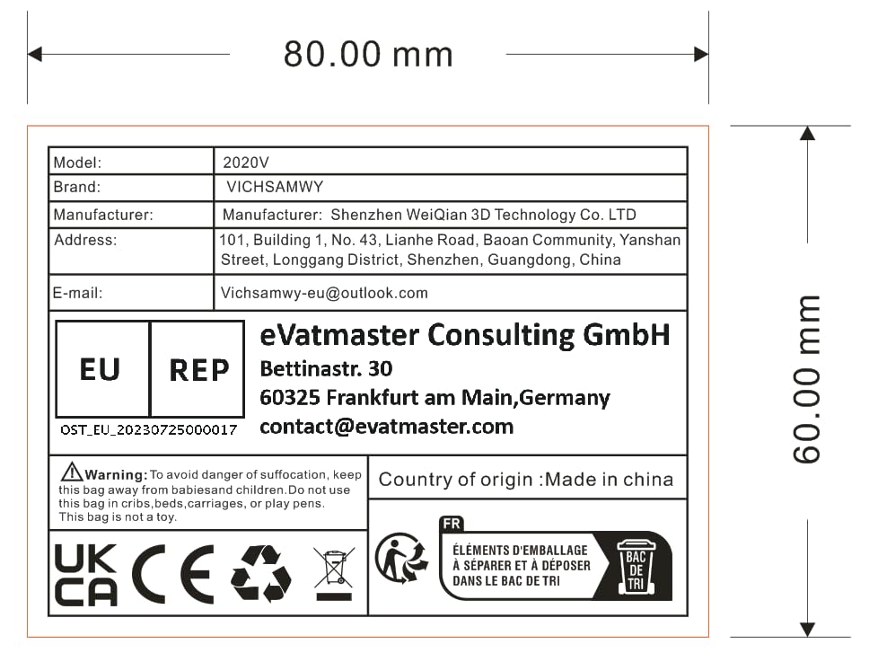 4 Stück V Typ Systemprofile 2020 450mm Aluminiumprofil Extrusions Eloxierte Linearschiene 20x20 Alup