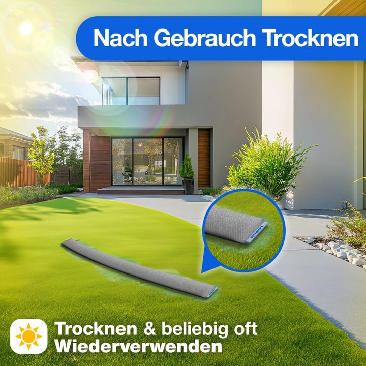 Mobiler Wasserschutzschlauch Hochwasserschutz 300 x 7,5 cm ✓ Wirksamer Schutz vor Überschwemmung und