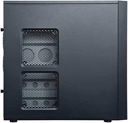 Chieftec HQ-01B Midi-Tower schwarz, PC-Gehäuse, ATX, Micro-ATX, für Haus/Büro, 0,6 mm