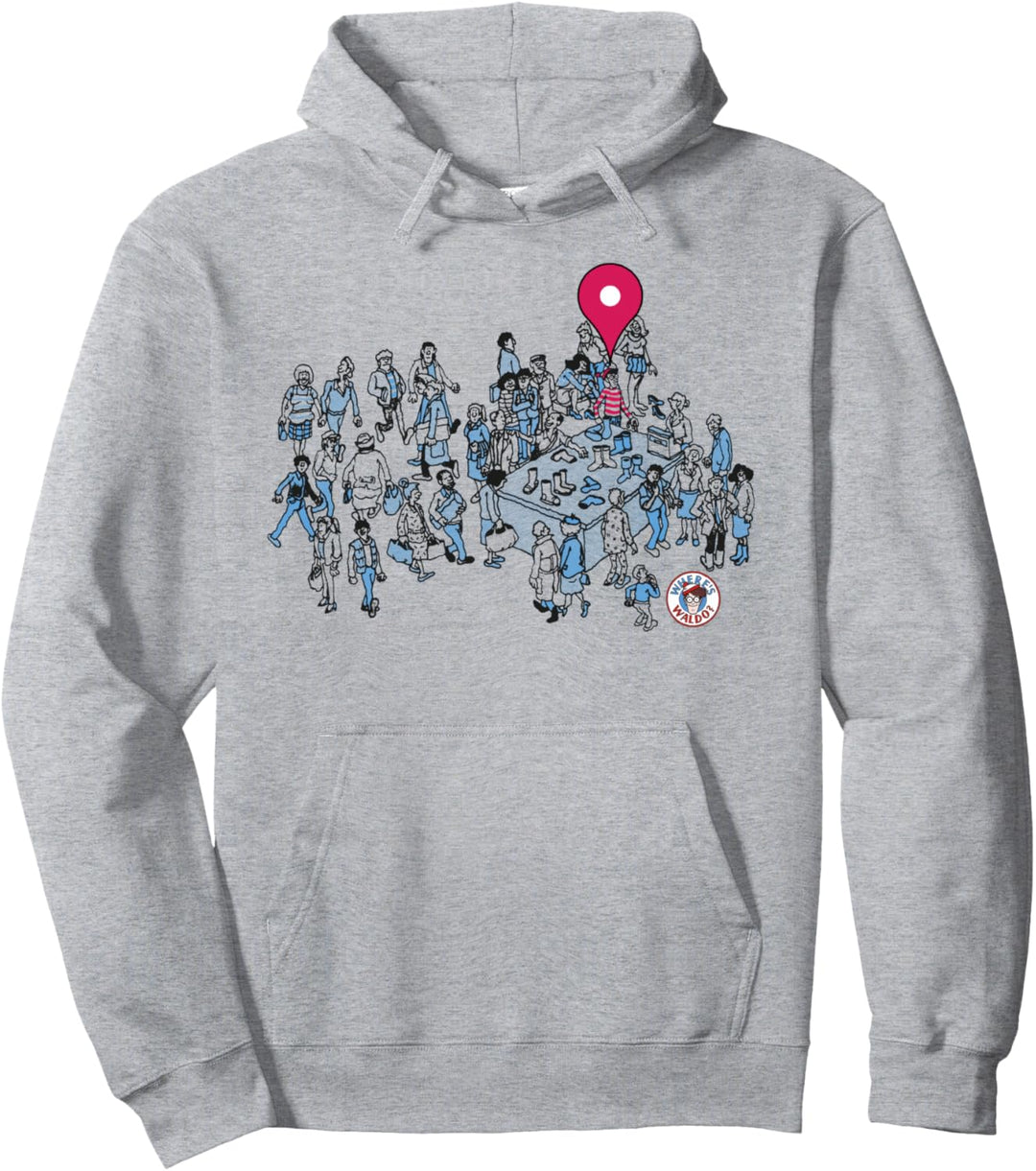 Where's Waldo? Found Shopping Pullover Hoodie