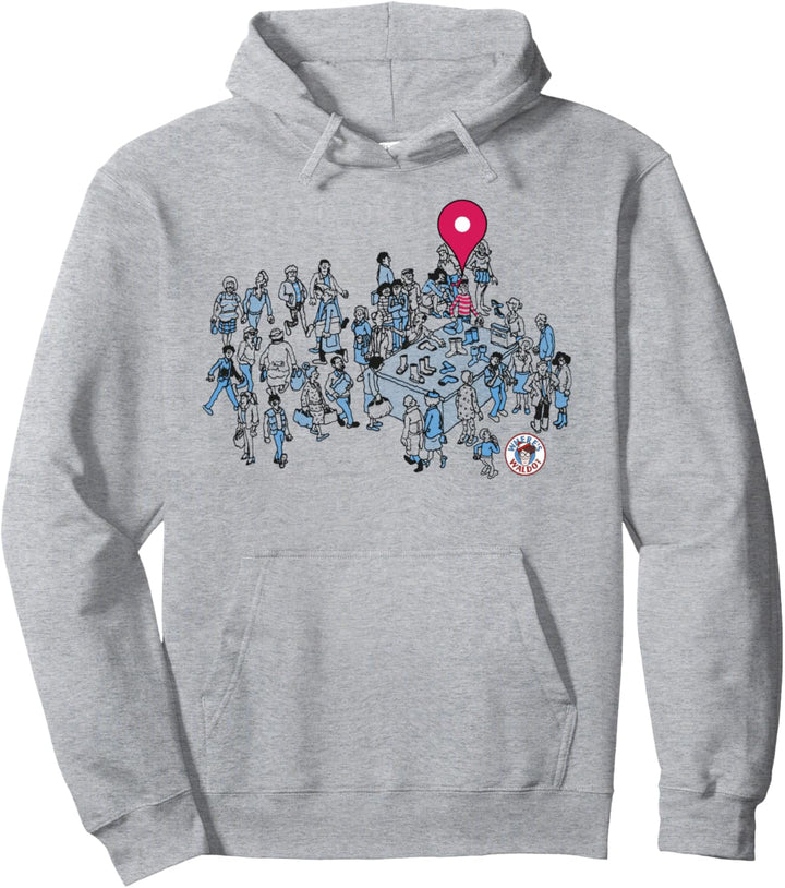 Where's Waldo? Found Shopping Pullover Hoodie