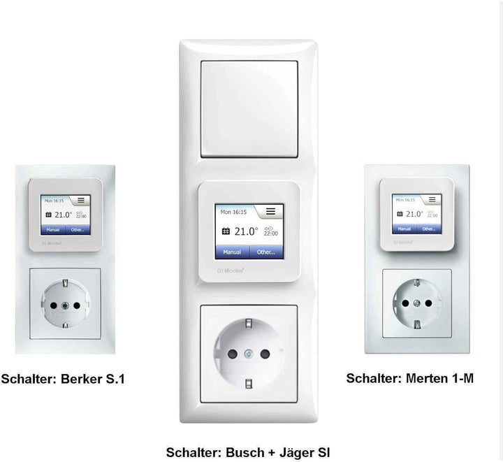 OJ Electronics OWD5 Digital WiFi Touch Thermostat - Unterputz Raumregler Raumthermostat für elektris