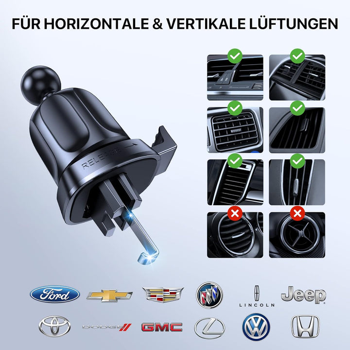Miracase Handyhalterung Auto Handyhalter fürs Auto Lüftung Universale KFZ Smartphone Halter für iPho