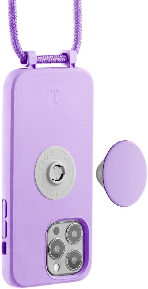 PopSockets x Just Elegance iPhone Hülle - Necklace Case - Handyhülle kompatibel mit iPhone 14 Pro Ma